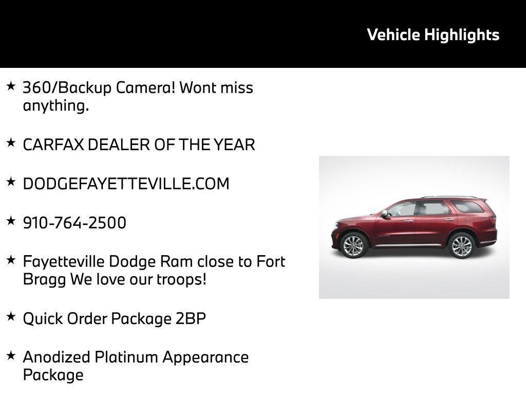 used 2023 Dodge Durango car, priced at $35,996