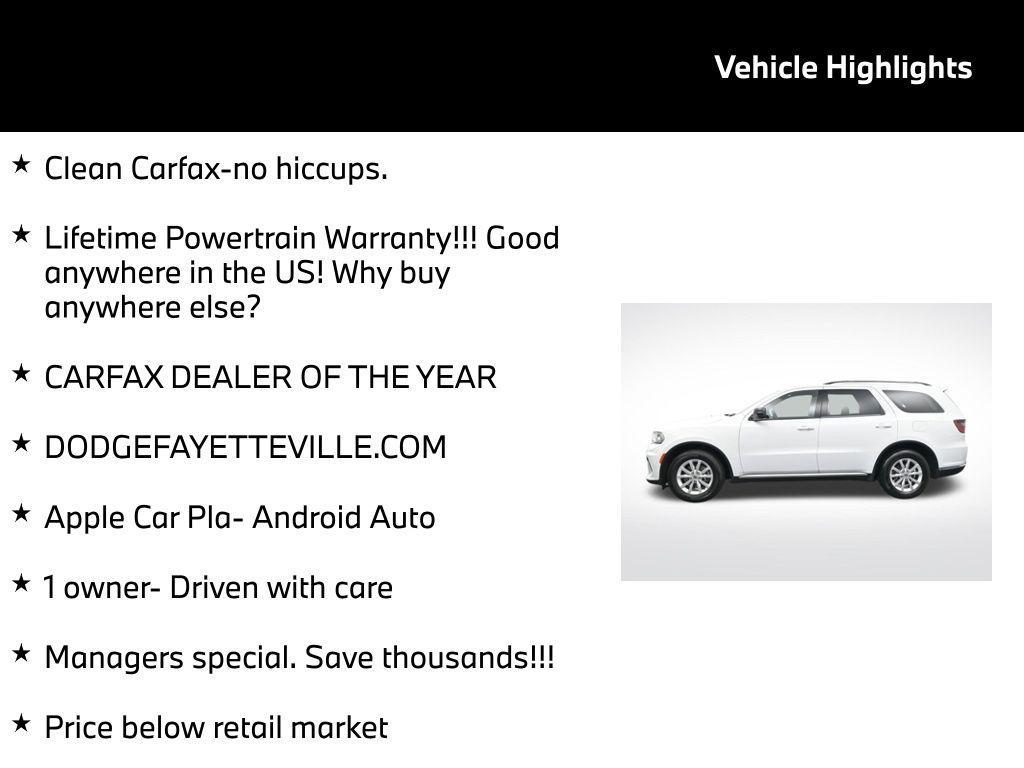 used 2023 Dodge Durango car, priced at $20,455