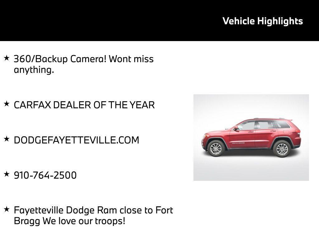 used 2015 Jeep Grand Cherokee car, priced at $10,787