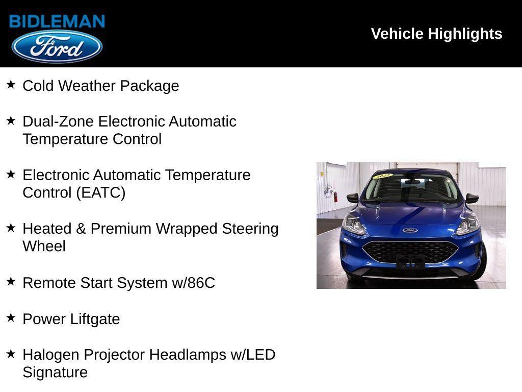 used 2022 Ford Escape car, priced at $18,472