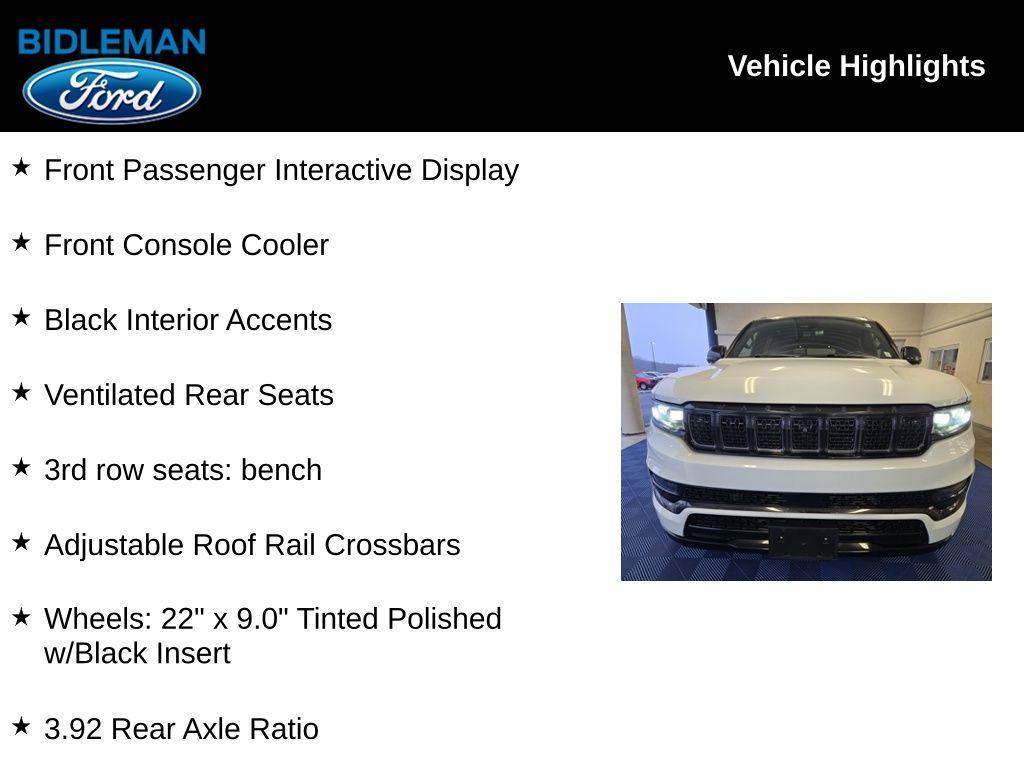 used 2024 Jeep Grand Wagoneer L car, priced at $57,225