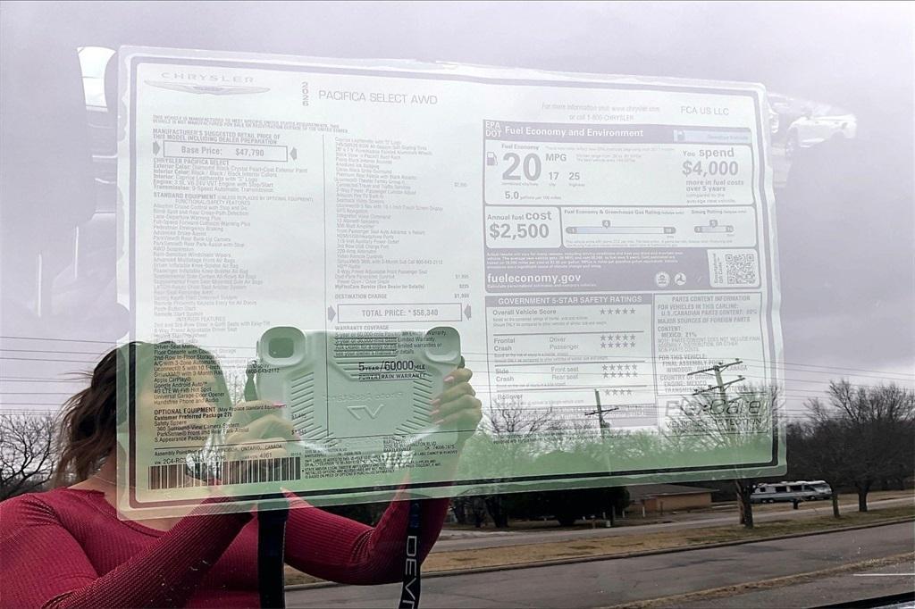 new 2026 Chrysler Pacifica car, priced at $53,211