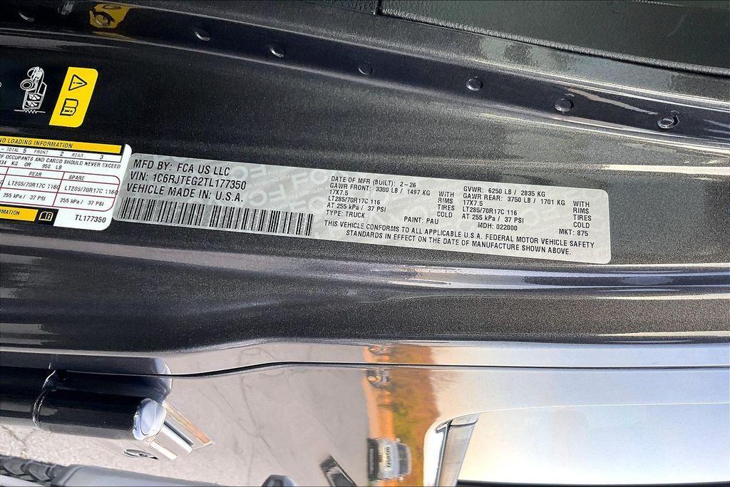 new 2026 Jeep Gladiator car, priced at $57,109