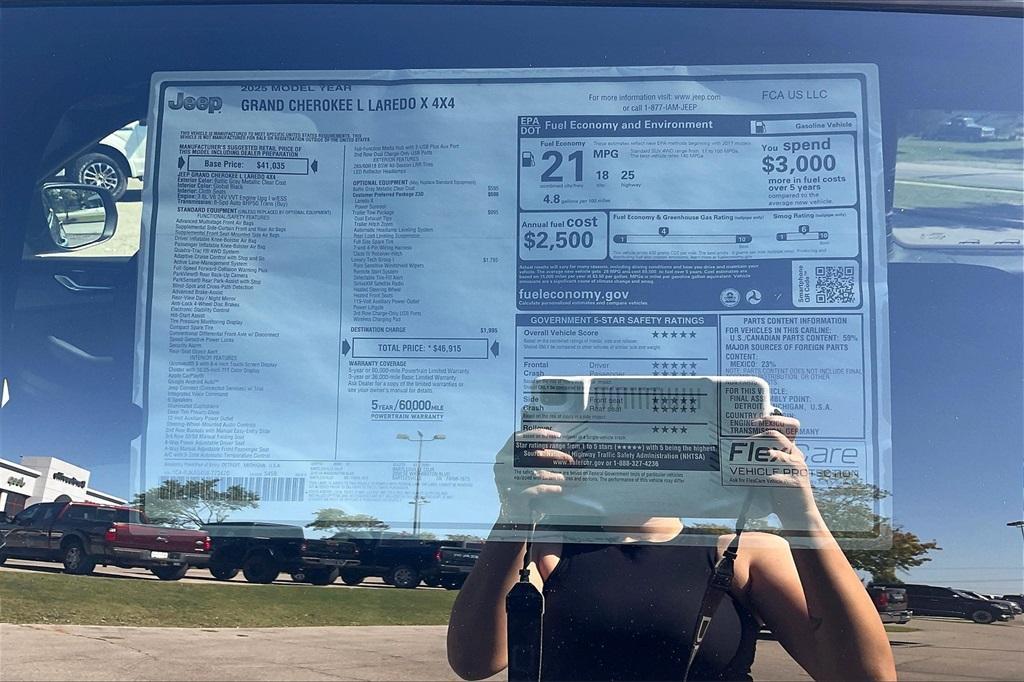 new 2025 Jeep Grand Cherokee L car, priced at $39,254