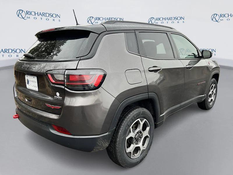 used 2022 Jeep Compass car, priced at $23,358