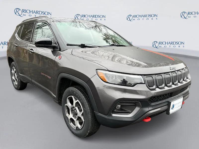 used 2022 Jeep Compass car, priced at $23,358