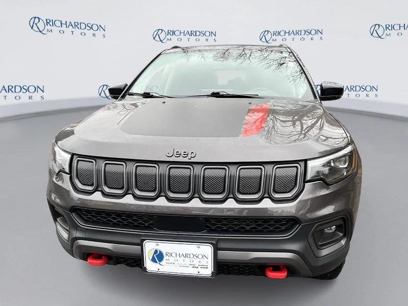 used 2022 Jeep Compass car, priced at $23,358