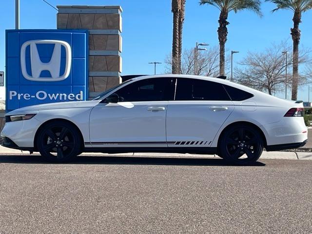 used 2023 Honda Accord Hybrid car, priced at $27,667