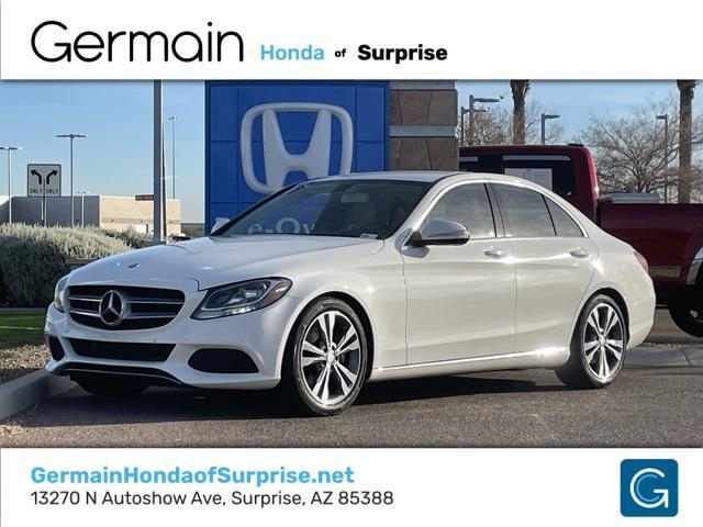 used 2015 Mercedes-Benz C-Class car, priced at $14,995