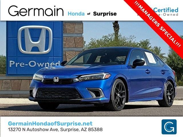 used 2023 Honda Civic car, priced at $21,798