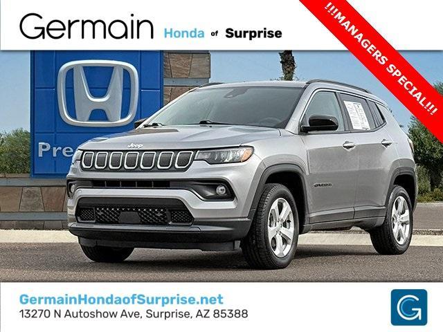 used 2022 Jeep Compass car, priced at $16,995
