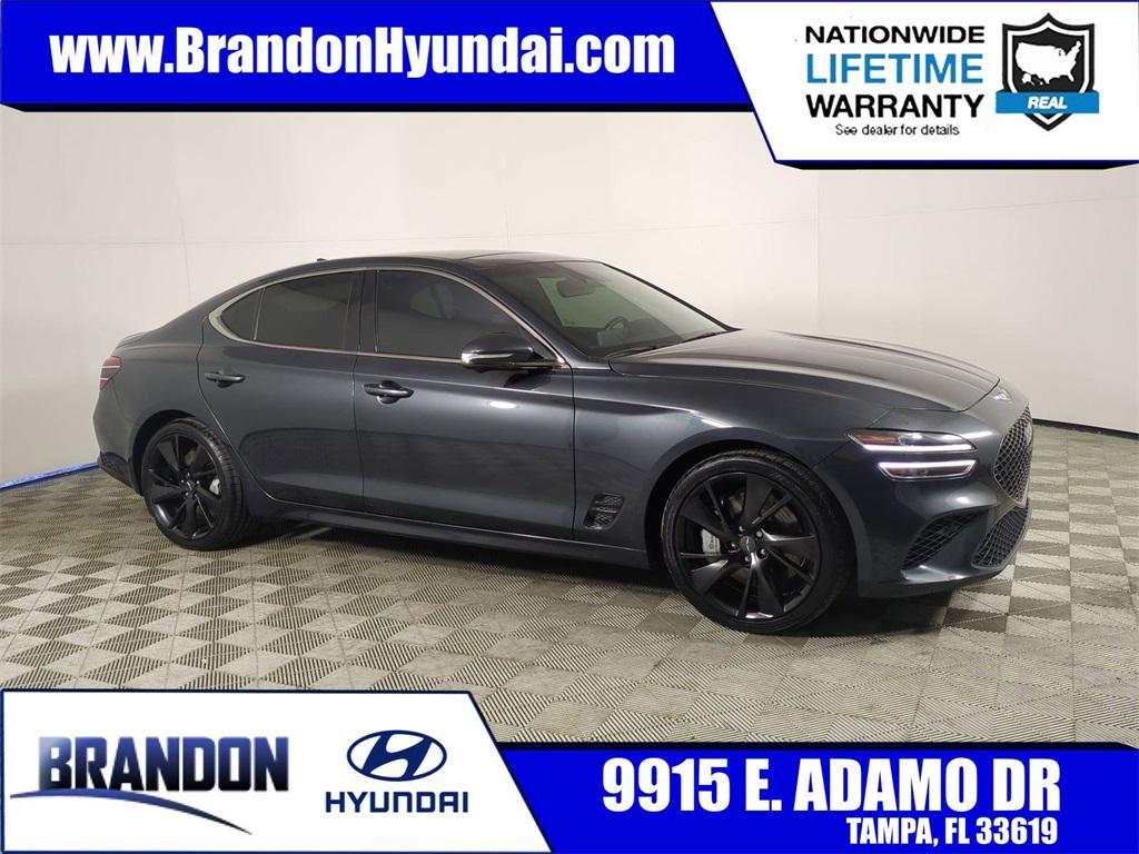 used 2023 Genesis G70 car, priced at $30,552