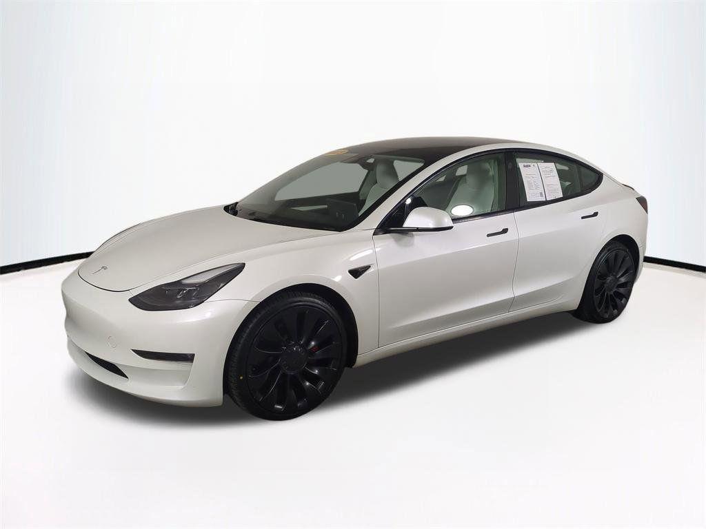 used 2023 Tesla Model 3 car, priced at $33,895
