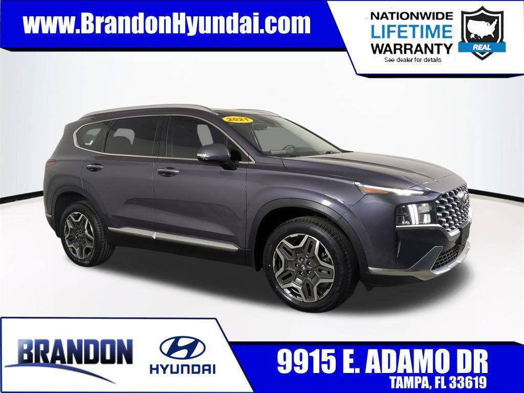 used 2021 Hyundai SANTA FE HEV car, priced at $19,491