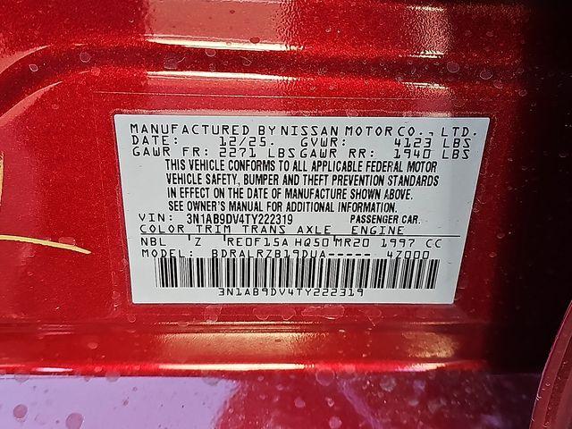 new 2026 Nissan Sentra car, priced at $25,034