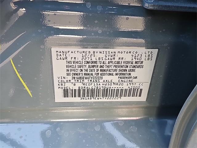 new 2026 Nissan Sentra car, priced at $30,225