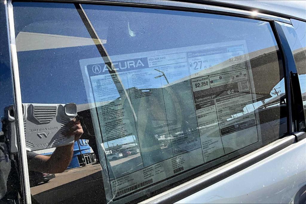 new 2025 Acura ADX car, priced at $38,950