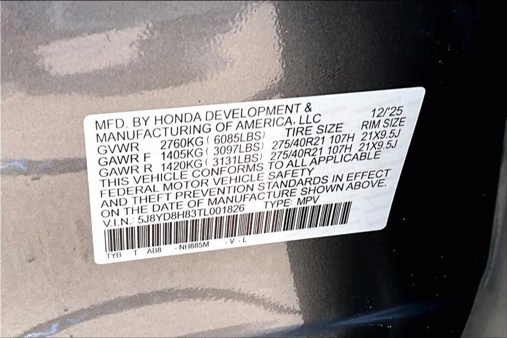 new 2026 Acura MDX car, priced at $77,800