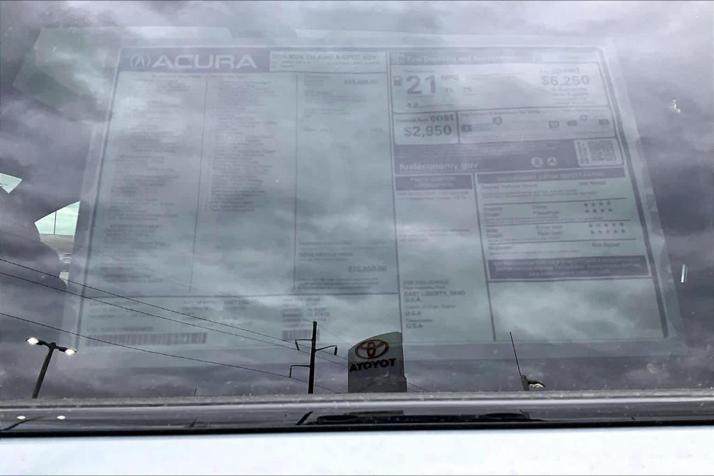 new 2026 Acura MDX car, priced at $70,850