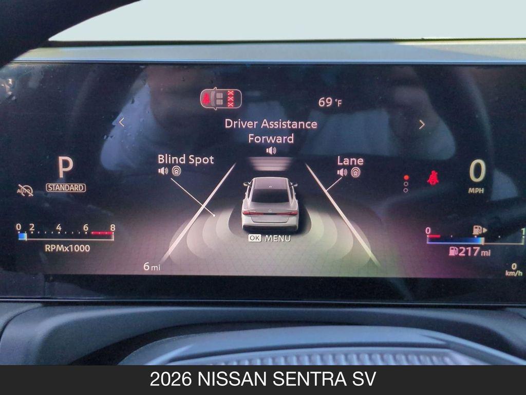 new 2026 Nissan Sentra car, priced at $24,323