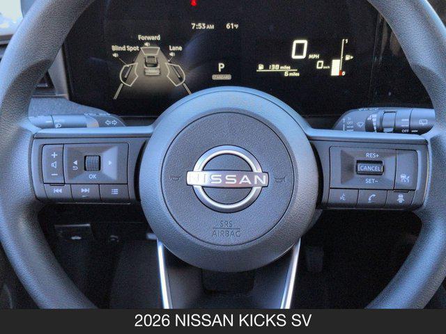new 2026 Nissan Kicks car, priced at $26,645