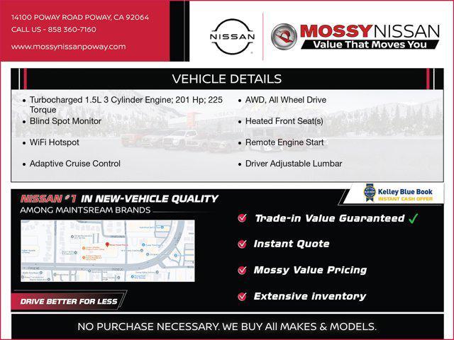 new 2026 Nissan Rogue car, priced at $36,645