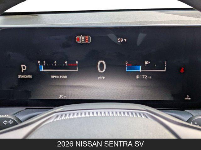 new 2026 Nissan Sentra car, priced at $25,275