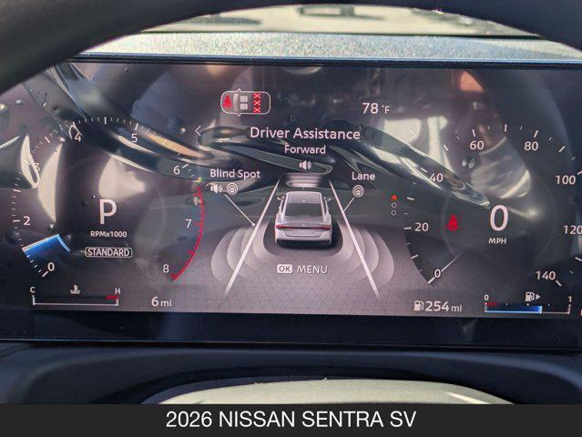 new 2026 Nissan Sentra car, priced at $25,275