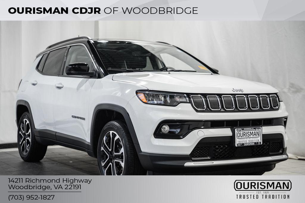 used 2022 Jeep Compass car, priced at $22,500