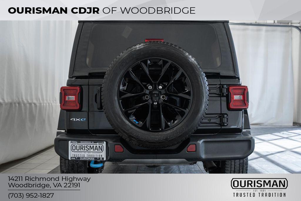 used 2022 Jeep Wrangler Unlimited 4xe car, priced at $25,000