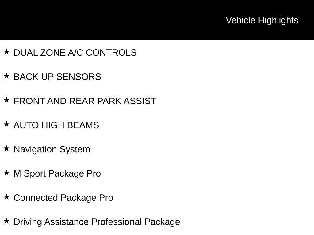 used 2024 BMW X5 car, priced at $58,500