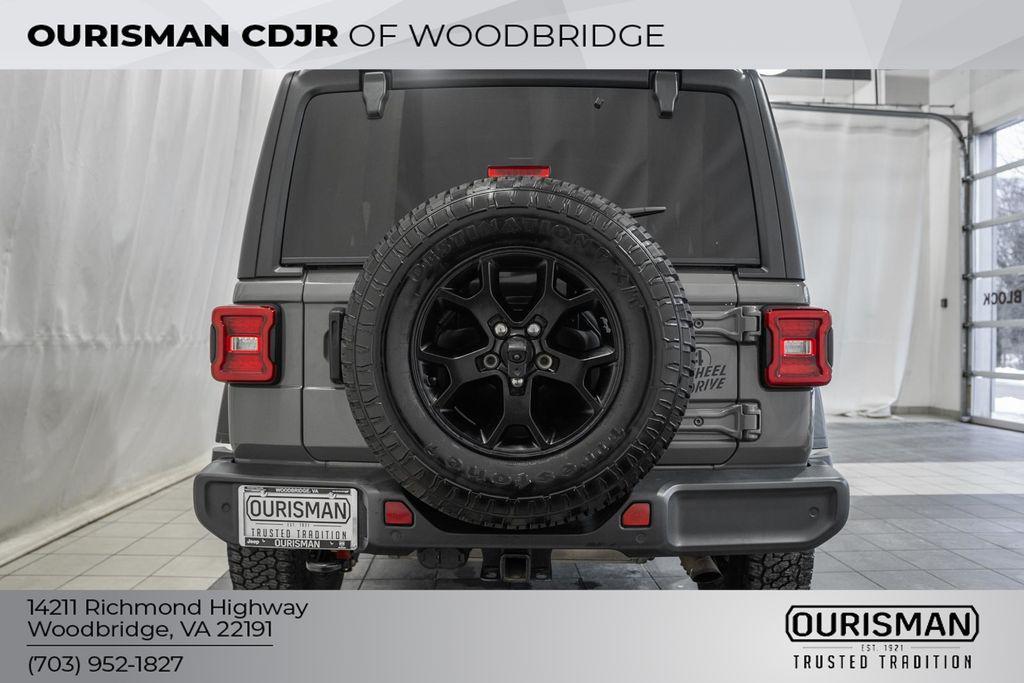 used 2021 Jeep Wrangler car, priced at $23,000