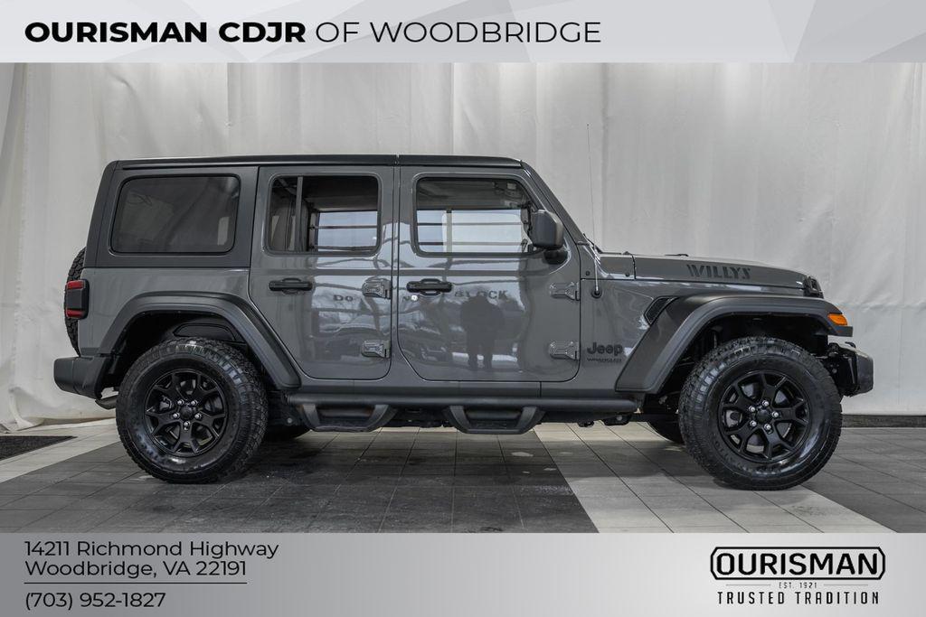 used 2021 Jeep Wrangler car, priced at $23,000