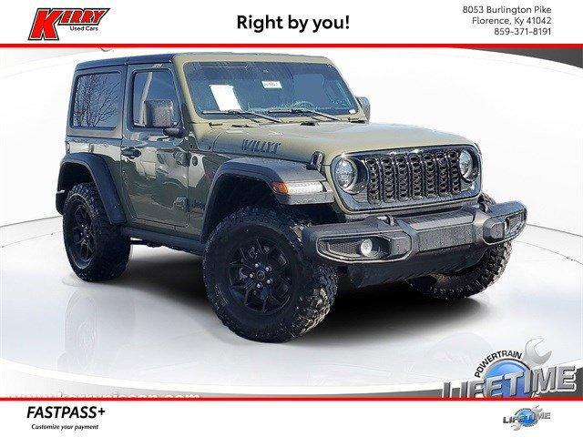 used 2025 Jeep Wrangler car, priced at $35,725