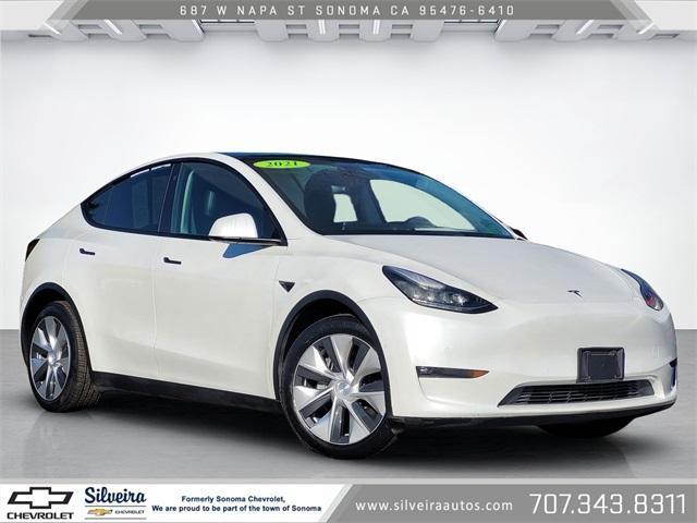 used 2021 Tesla Model Y car, priced at $28,988