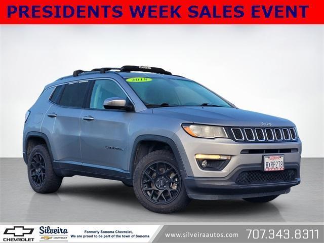 used 2018 Jeep Compass car, priced at $14,994