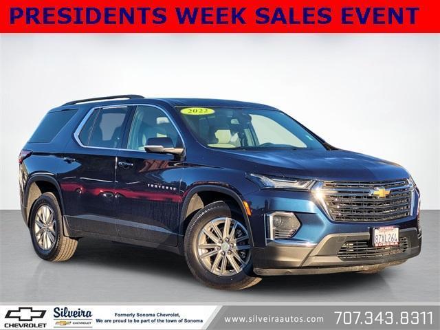 used 2022 Chevrolet Traverse car, priced at $26,494