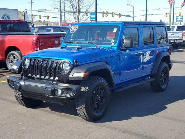 used 2021 Jeep Wrangler Unlimited car, priced at $22,955