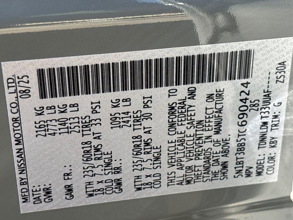 new 2026 Nissan Rogue car, priced at $30,050