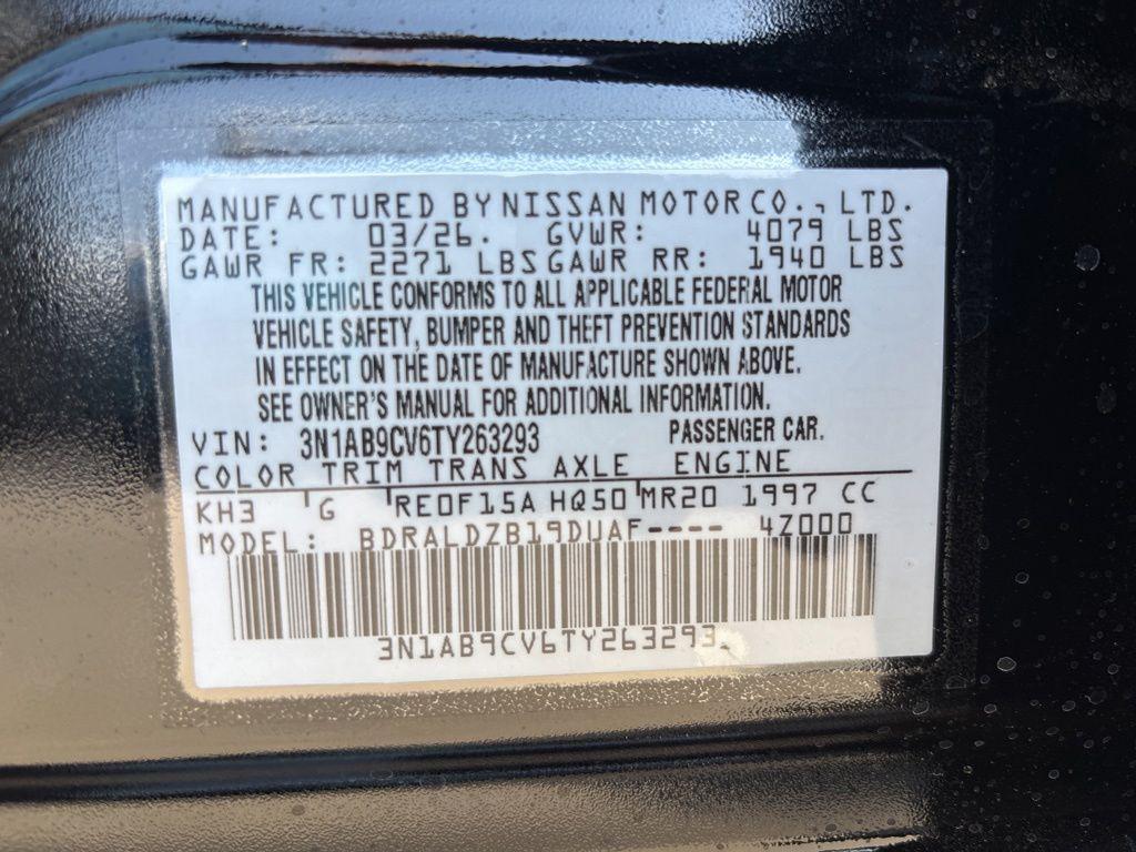 new 2026 Nissan Sentra car, priced at $26,646