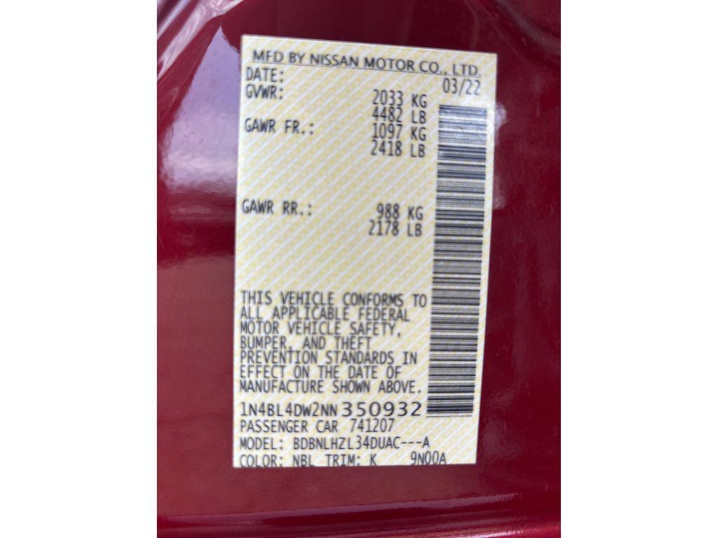 used 2022 Nissan Altima car, priced at $21,935