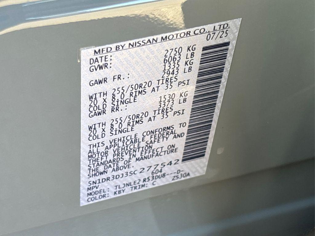 new 2025 Nissan Pathfinder car, priced at $45,158