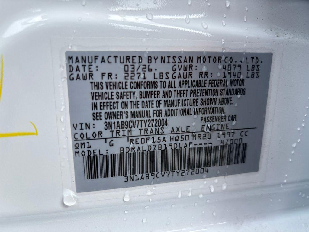 new 2026 Nissan Sentra car, priced at $26,132