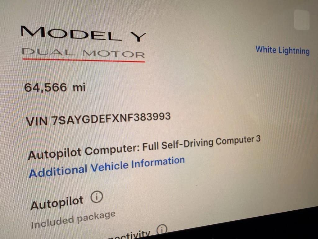 used 2022 Tesla Model Y car, priced at $26,451