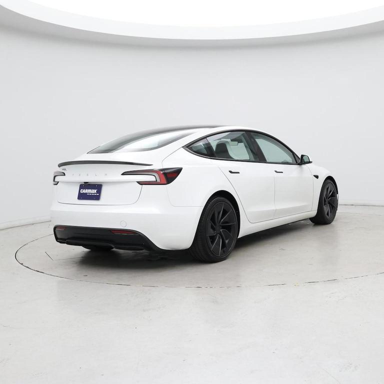 used 2025 Tesla Model 3 car, priced at $47,998