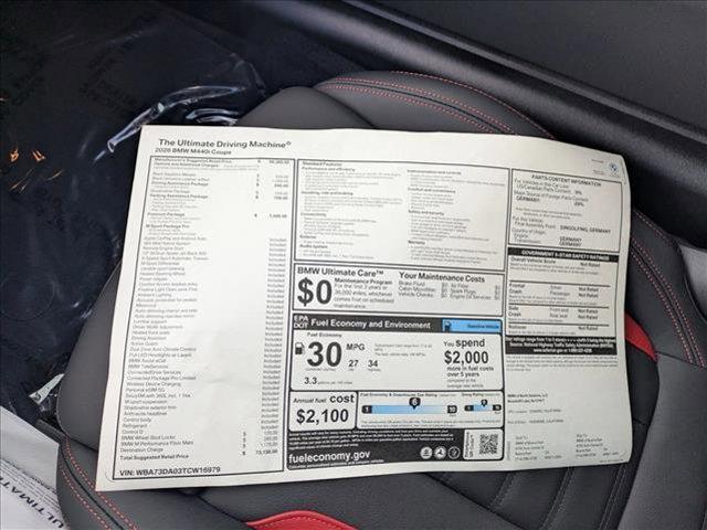 new 2026 BMW M440 car, priced at $73,130