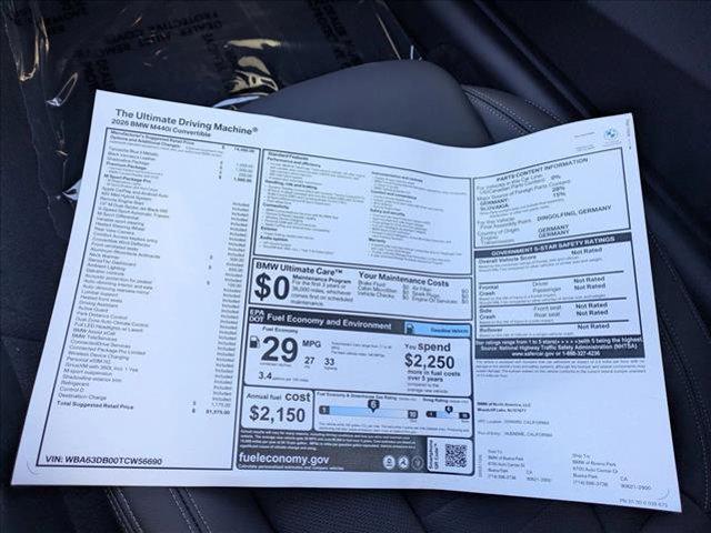 new 2026 BMW M440 car, priced at $81,575