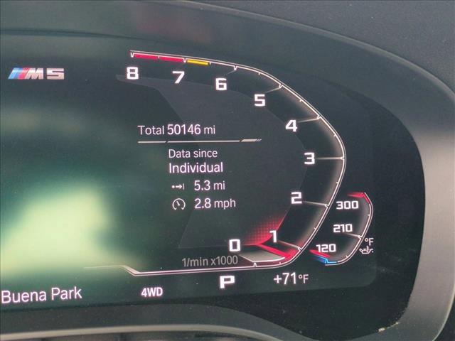 used 2022 BMW M5 car, priced at $70,955