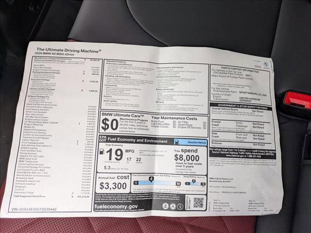 new 2026 BMW X6 car, priced at $105,375