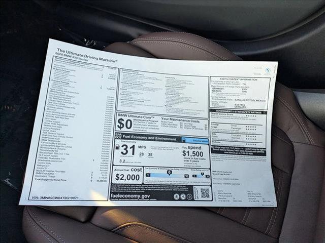 new 2026 BMW 330 car, priced at $55,490